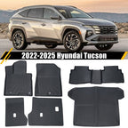 For 2022-2025 Hyundai Tucson TPE 3D Floor Mats Trunk��Cargo Liners All Weather