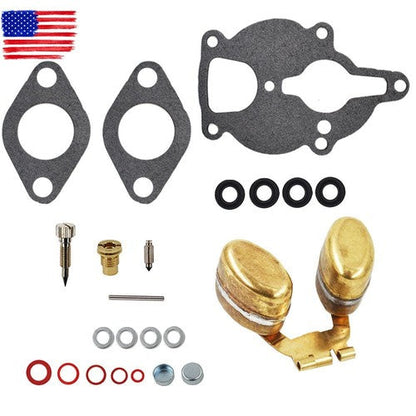 Carburetor Kit & Float For Zenith Wisconsin Engine VH4D VHD TJD Replaces LQ39