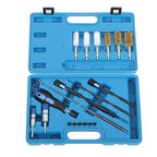 19PC Diesel Injector Seat Cleaning Set Engines Injector Seat Cleanner Brush Kit