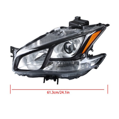 For Nissan Maxima 2009-2014 LH+RH Headlight Headlamps Clear w/Sport Pkg HID Type