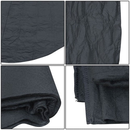 12ft Round Outdoor Inflatable Hot Tub Mat Pool Liner Pad Heavy Duty 12'(Black)