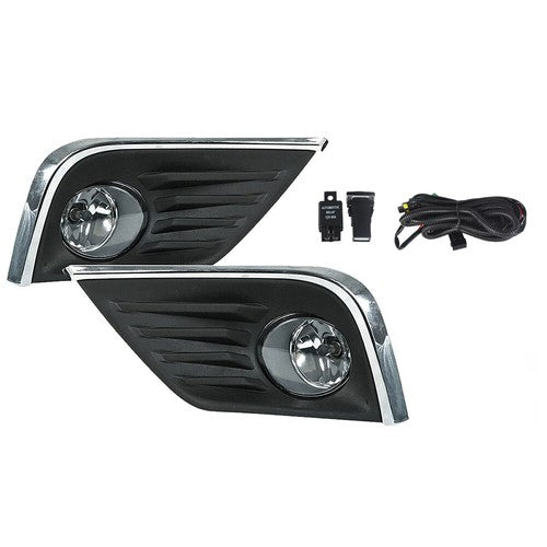 LED Headlights Replacement For 2016-2018 Nissan Altima Halogen Fog Lights L+R