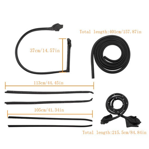 Seal+Window Outer Pressure Strip For Pontiac Firebird/Chevrolet Camaro 1970-1981