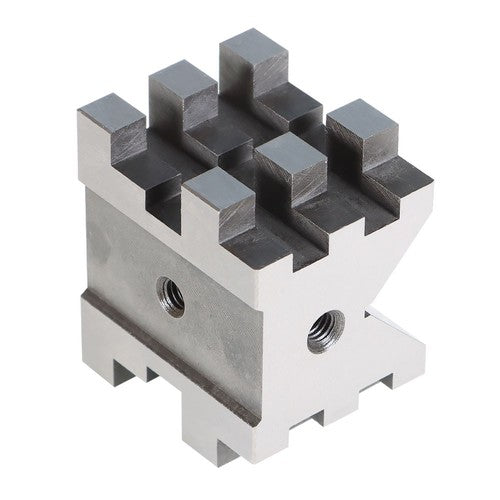 Multi-Use V-Block and Clamp Hardened Steel 2-3/8" x 2-3/4" x 2" Set