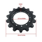 12 Bolt Hole 15T 304-1870 Drive Sprocket for Caterpillar 239D 249D 259D