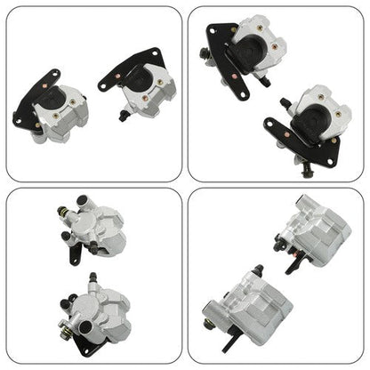 New For Yamaha Big Bear 350 400 YFM350/400 Front Brake Calipers & Disc Rotors