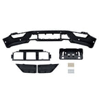 Durable Front Chrome Bumper Grille License Plate 5PCS For Ford F150 2021-2023