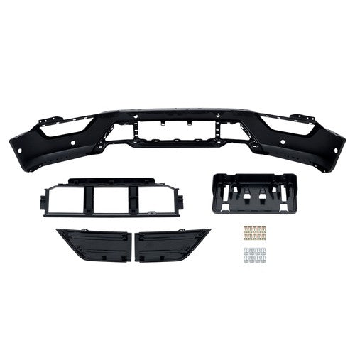 Durable Front Chrome Bumper Grille License Plate 5PCS For Ford F150 2021-2023