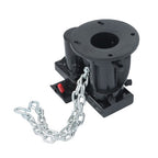 C5G X 12''-16 Fifth Wheel to Gooseneck Adapter With 7-1/2" Offset For Rv Trailer