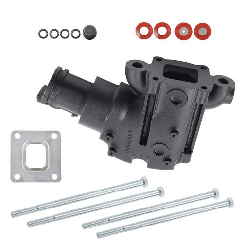 864591T02 Exhaust Elbow Riser Kit For Mercruiser 2004 and Up V6 4.3L V8 5.0L 5.7