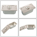 1/3 Size 6 Inch Deep Thickened Restaurant Steam Table Pans 8 Pieces
