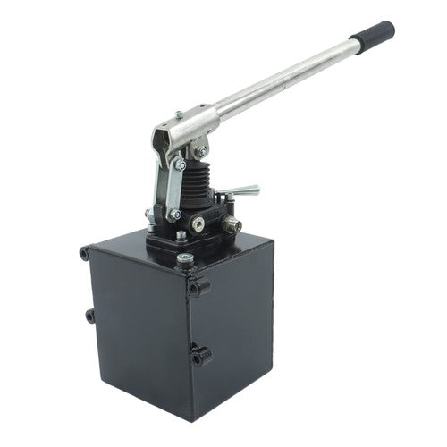 Hydraulic Piston Hand Pump 2.7 Cid 5 Quart With Valve For Double Acting Cylinder