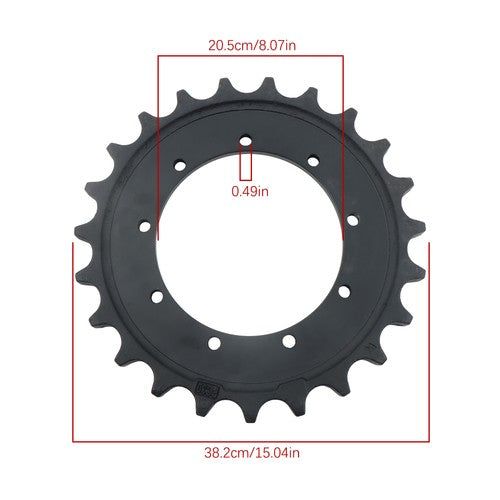RD118-14433 Drive Sprocket for Kubota KX040-4 KX121-3 KX121-3ST
