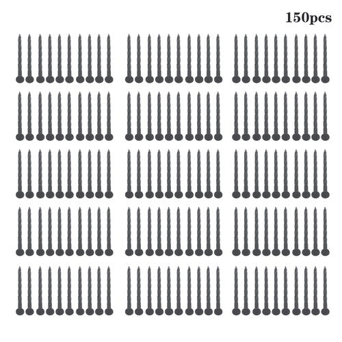 Landscape Edging Anchoring Garden Stakes Lawn Yard 150 Pcs Plastic Spikes 8 Inch
