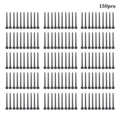 Landscape Edging Anchoring Garden Stakes Lawn Yard 150 Pcs Plastic Spikes 8 Inch