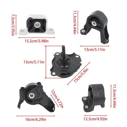 5x New Engine Motor Mount Set For Honda CR-V 2.4L 2002-2006 4WD Automatic Trans