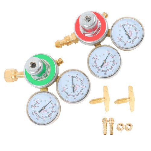 Brass Oxygen Regulator CGA540 + Acetylene Regulator CGA-200 Fit For Victor