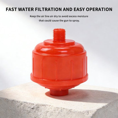 10PCS DISPOSABLE INLINE AIR FILTERS FIT FOR HVLP Paint Spray Gun Universal Red