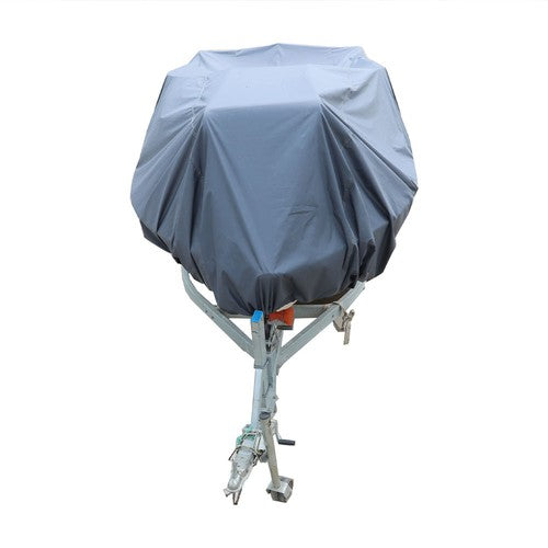 PU 23-24' 102" Boat Cover Marine 600D Polyester Grade Canvas Storage Trailerable