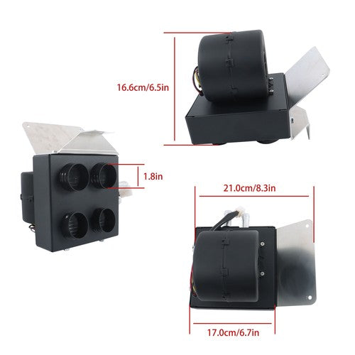 New Cab Heater Kit with Defrost  For Polaris General 1000 ATV 2016 2017-2020