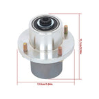 125981 605380 3pcs Blade Spindle For Hustler Fastrak Raptor SDX SD 48" 54" 60"