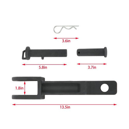 A20-6014 Tow Hook for Peterbilt/Kenworth set of 2 with Pull Pin & Frame Pin 10KG