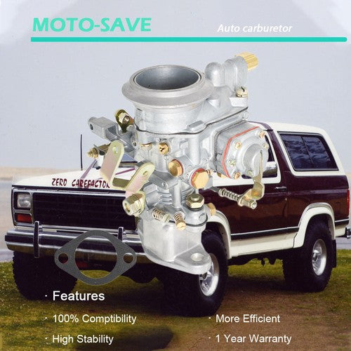 Solex 1 Barrel Carburetor 17701.02 Fit For Jeep CJ3 CJ5 CJ6 2.2L l4 1959-1973