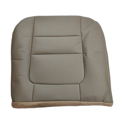 Leather Seat Cover Tan Front Left Driver Bottom Top for 2001 for Ford F250 F350