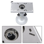 Aluminum Marine Seat Pedestal 13"-19" Adjustable Height Locking With Slide Base