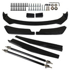 Front & Rear Bumper Lip Splitter Spoiler + Side Skirt Body Kits For Subaru WRX