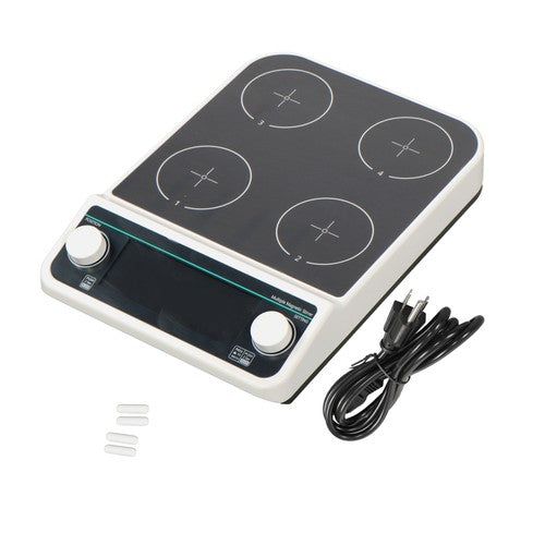 4 Position Magnetic Stirrer with Speed 50-1200RPM Capacity 500ml*4