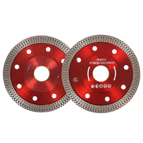 4" Dry Wet Super Thin Diamond Porcelain Saw Blades Ceramic Cutting Disc Wheels