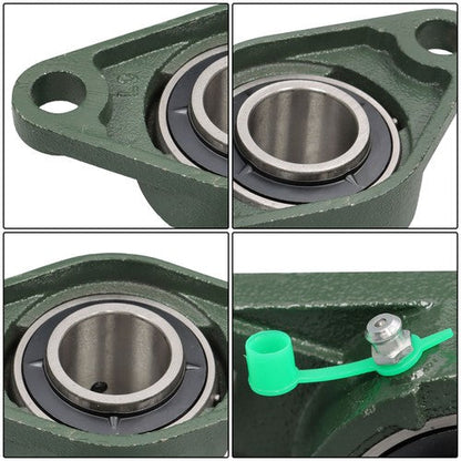 UCFL206-20 Pillow Block Bearing 1-1/4" Bore 2 Bolt Flange Mounted 10Pcs