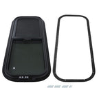 RV Window Horizontal Sliding Window 36  Width × 15  Height  w/ Trim Ring Black