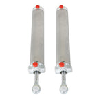 Silver 2x Convertible Top Hydraulic Cylinder fit for Chrysler Sebring 1996 -2006