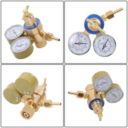 Oxygen Gas Regulator Welding Cutting Torch Pressure Gauge Fits Victor Brass NEW