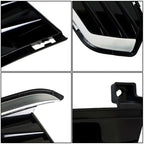 Front Fog Lamp Cover For Cadillac XT5 2017-2019 Black New Driver+Passenger Side
