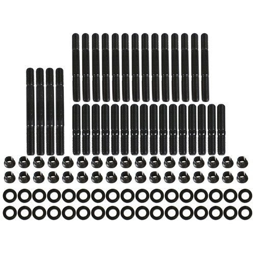 Fit For Chevrolet SBC 265 267 283 302 350 Small Block Black Cylinder Head Studs