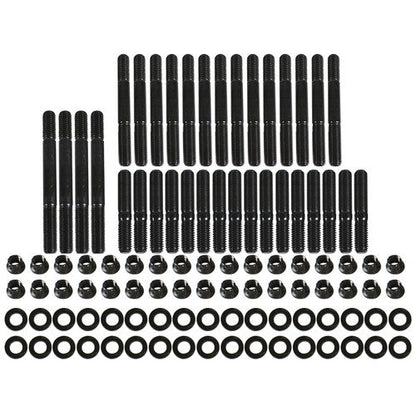 Fit For Chevrolet SBC 265 267 283 302 350 Small Block Black Cylinder Head Studs