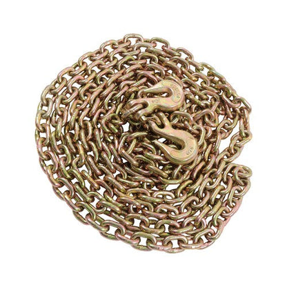 2PC 5/16" x 20' G70 Chains Tow Chain Binder Tie Down Flatbed Truck Trailer Chain