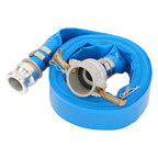 For Pool 1-1/2" x 25ft PVC Irrigation Discharge Hose With Aluminum Connectors