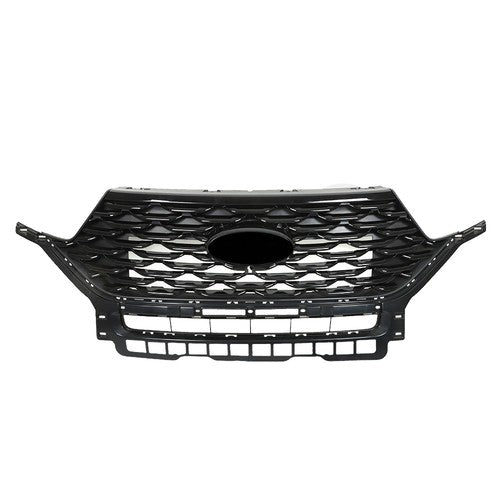 For Ford Explorer 2020-2022 Replacement Front Upper Grille Grill Gloss Black ABS