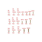236PCS M6 M8 M10 Heavy Duty Bolts and Nuts Assortment Kit Grade 8.8 Alloy Steel