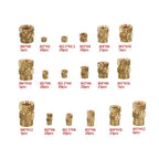 350Pack threaded inserts assortment kit M2-M6 metric internal thread rolled