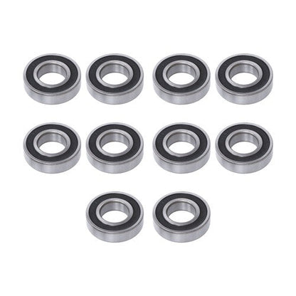 10× 6206-2RS 30mm×62mm×16mm Double Rubber Seals Deep Groove Ball Bearing