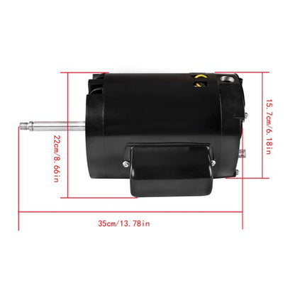 B668 Swimming Pool Water Pump Motor 0.75HP 115/230V 3450 RPM Cleaner Motor