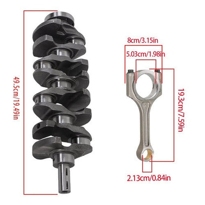 Crankshaft & Connecting Rods For Hyundai 11-15 Tucson/2012 Santa Fe/09-18 Sonata