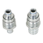 Male Female Flat Face Coupler Kit For Bobcat Loader Excavator 7246790 6667807