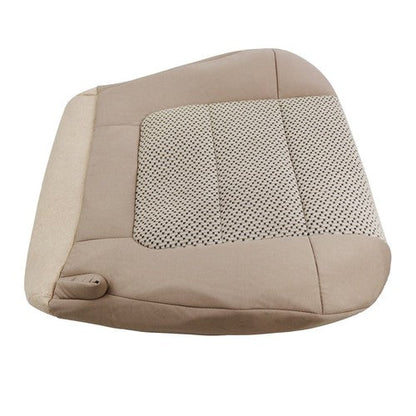 Brown Two-Tone/Fabric Driver Bottom Seat Cover Suit For Ford F150 XLT 2000-2003