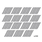 Landscape Edging Anchoring Garden Stakes Lawn Yard 150 Pcs Plastic Spikes 8 Inch